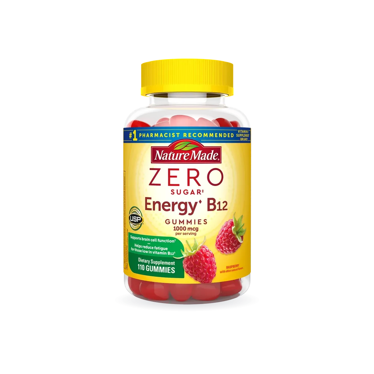 Nature Made Zero Sugar‡ Energy◆ B12 Gummies 1000 Mcg Per Serving