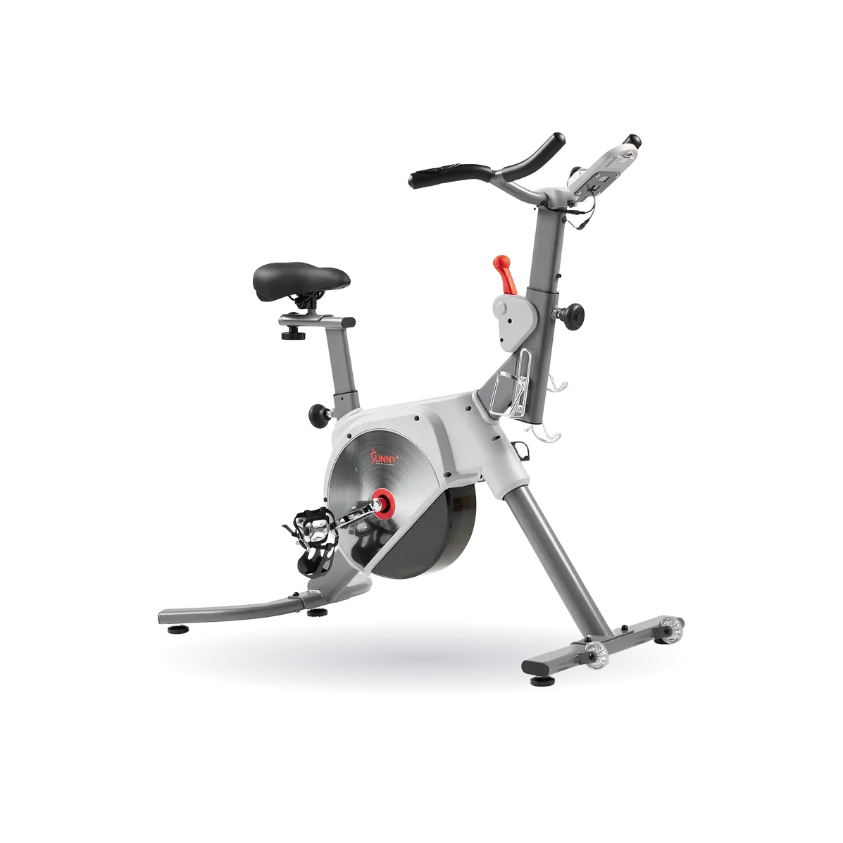 Smart Two-stage Transmission Magnetic Belt Drive Upright Exercise Bike