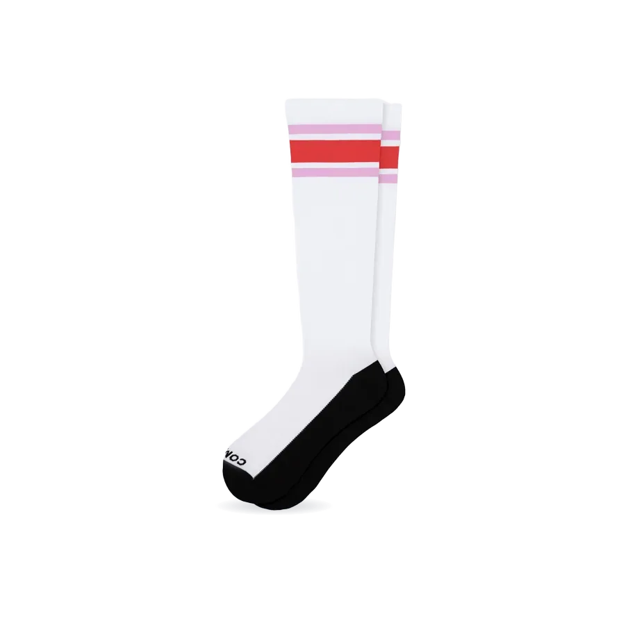 Knee-High Compression Socks - Varsity