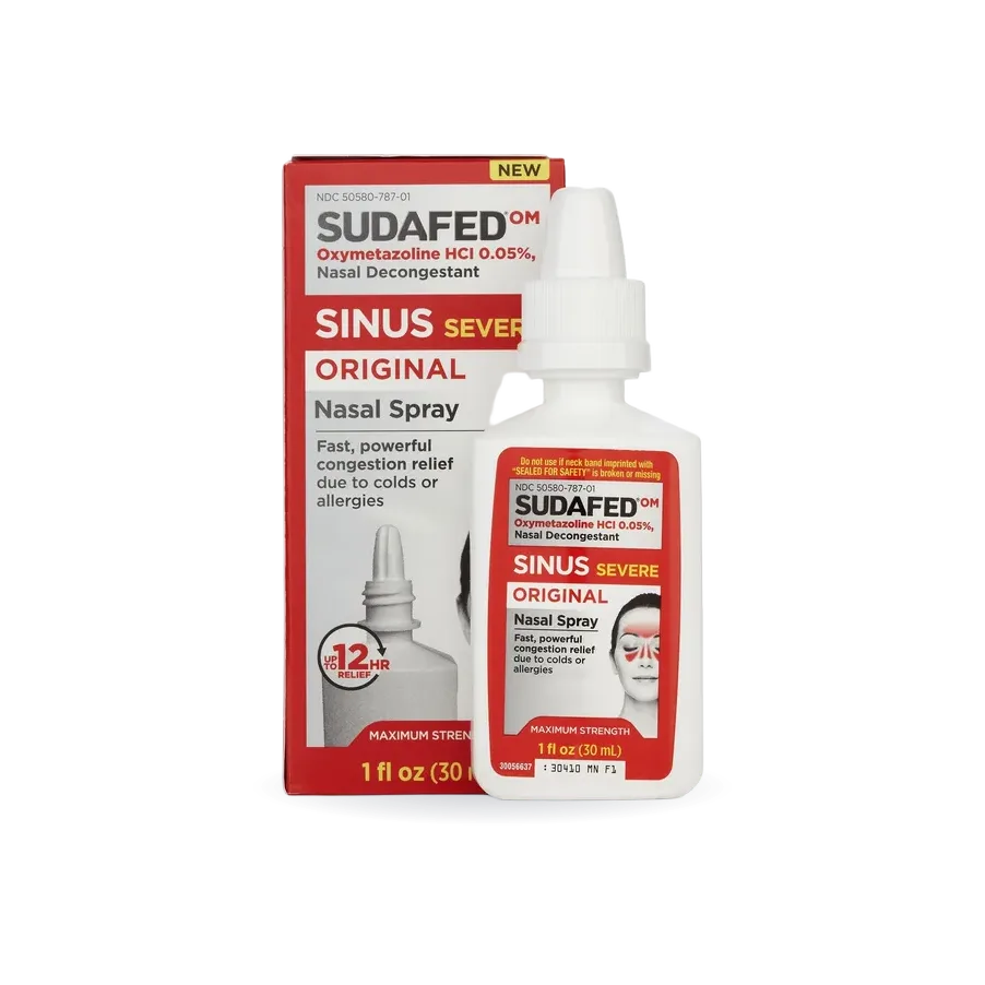 Sudafed OM Sinus Severe Original Nasal Spray, 1 fl oz.