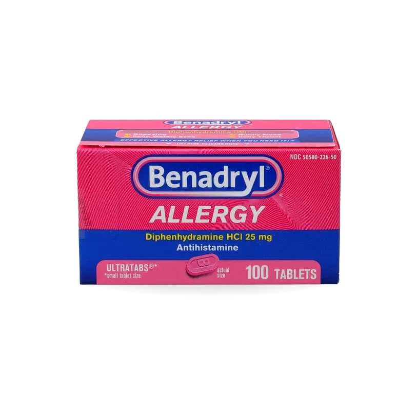 Benadryl Ultra Allergy Relief Tablets, 100 ct.