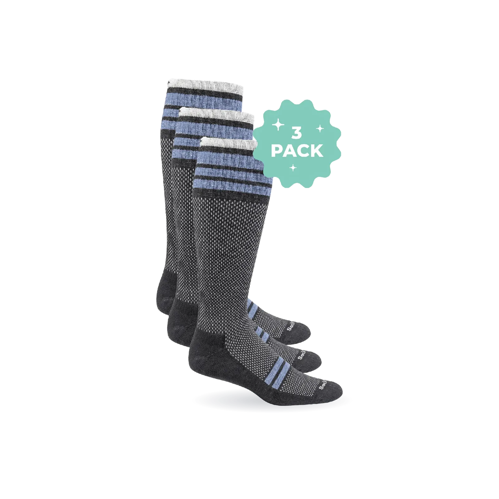 Men's Speedway 3-Pack | Firm Graduated Compression