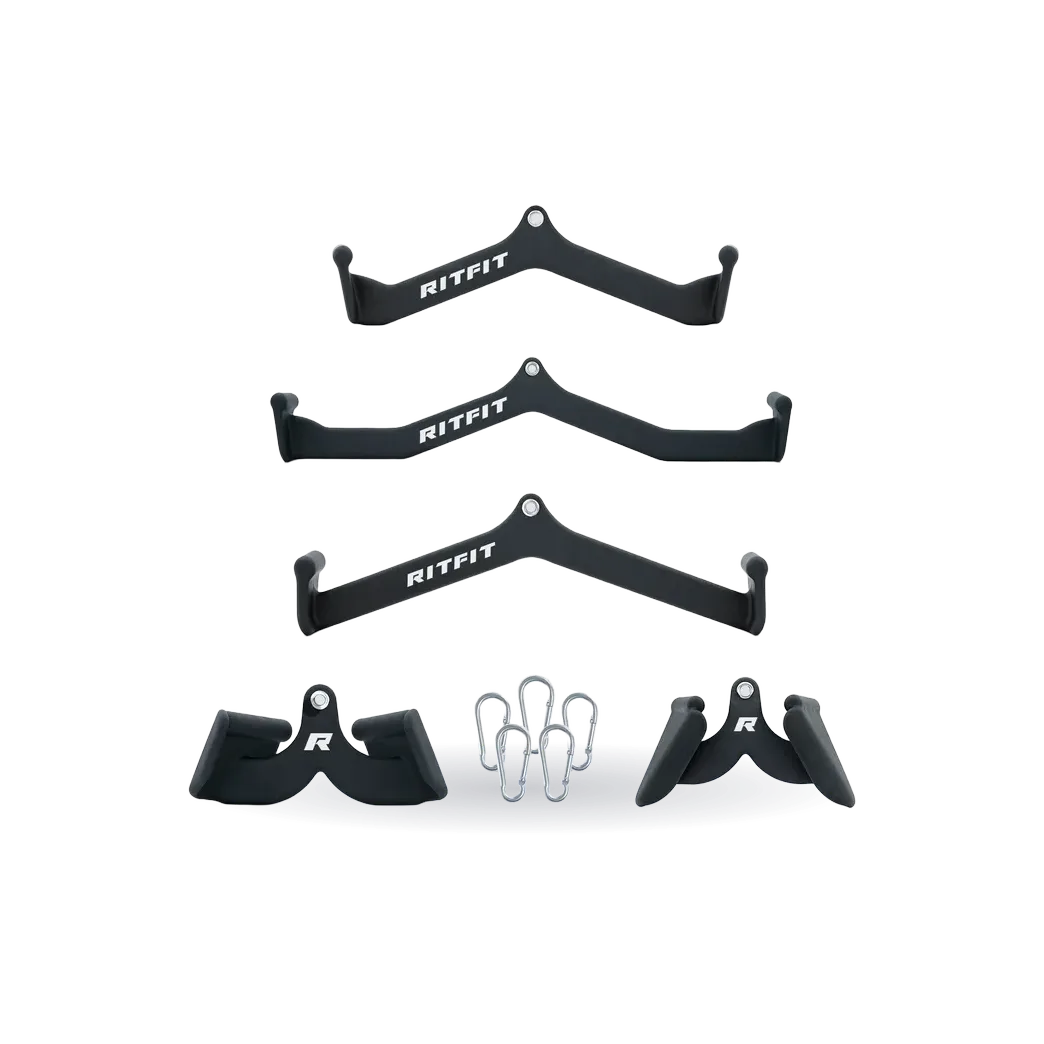 RitFit 5pcs Lat Pulldown Bar Combo