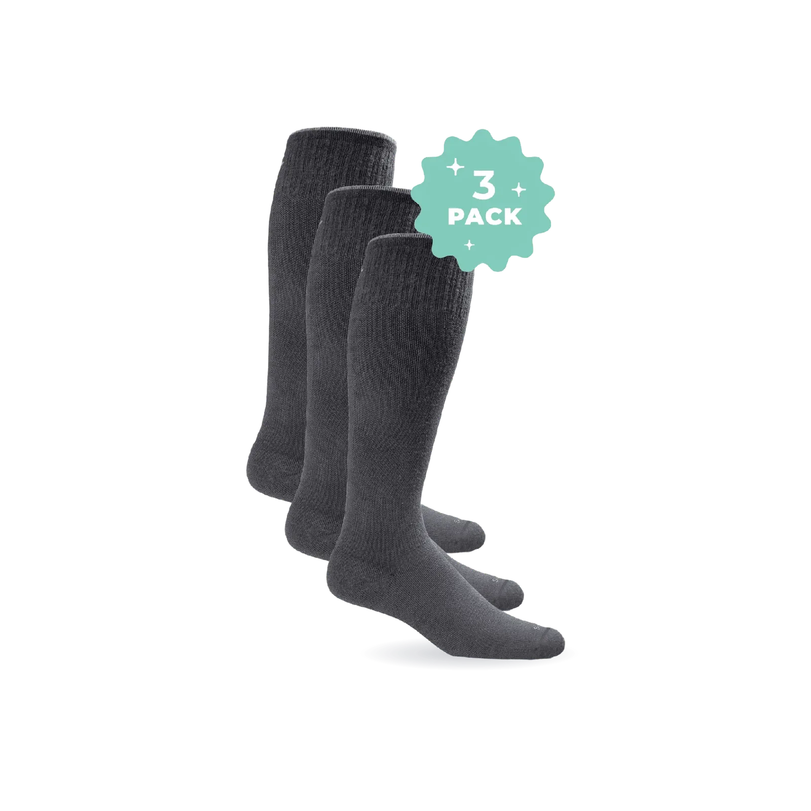Women’s Full Floral 3-Pack | Moderate Graduated Compression | Wide Calf Fit