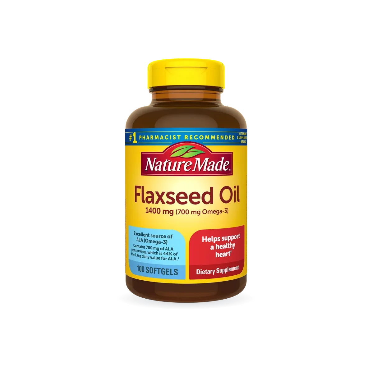 Flaxseed Oil 1400 mg Softgels