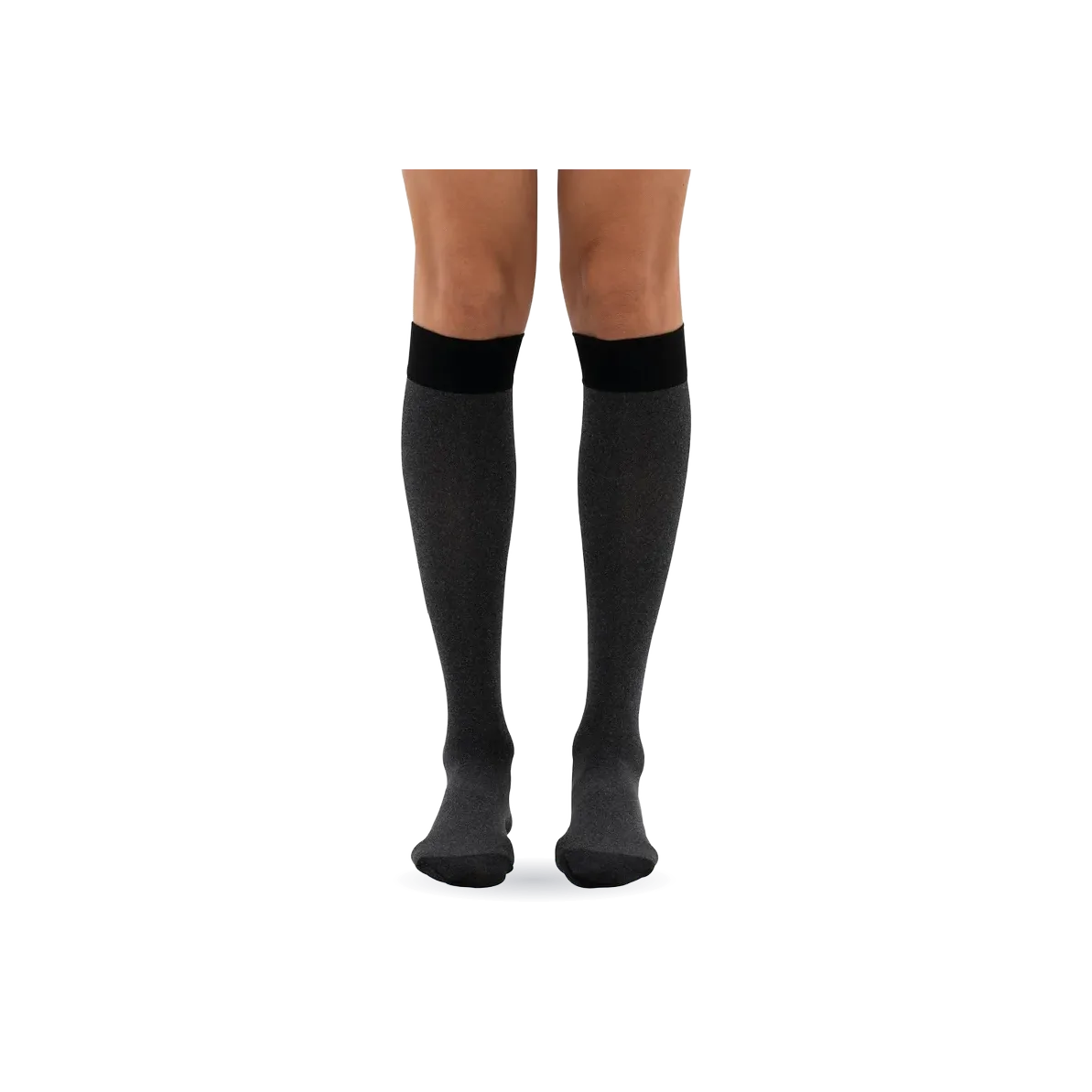 Microfiber Opaque Heather Below Knee Stockings