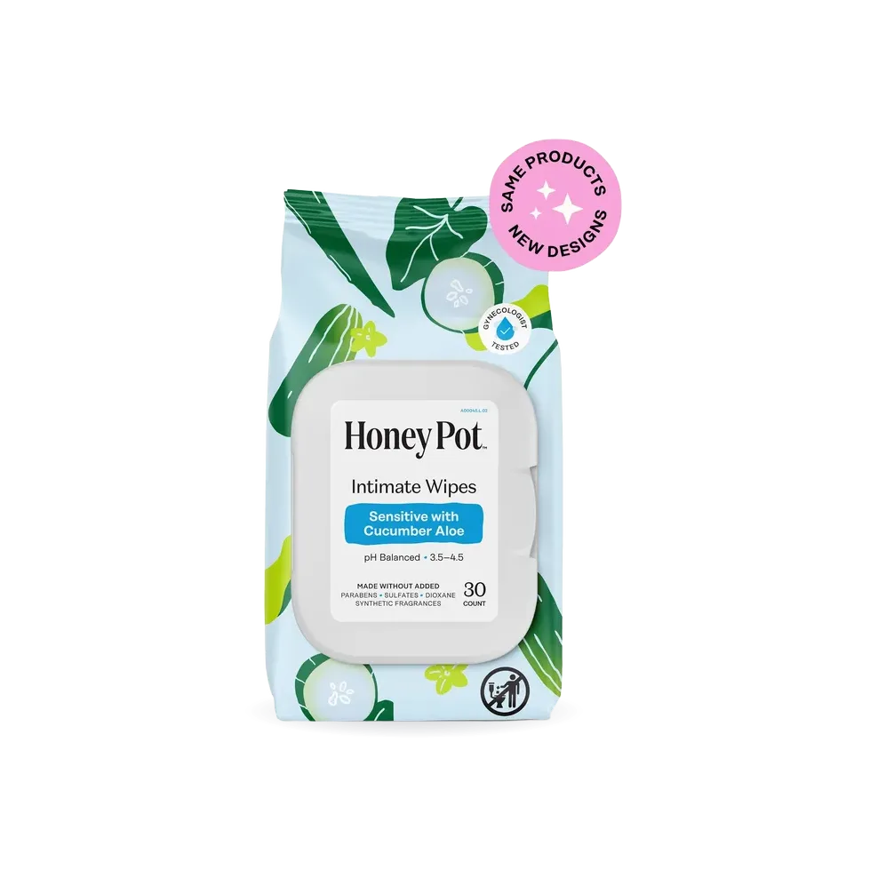 Sensitive with Cucumber Aloe Intimate Wipes
