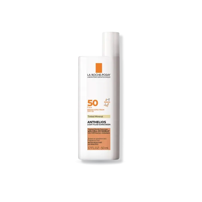 Anthelios Mineral Tinted Ultra Light Face Sunscreen Fluid SPF 50
