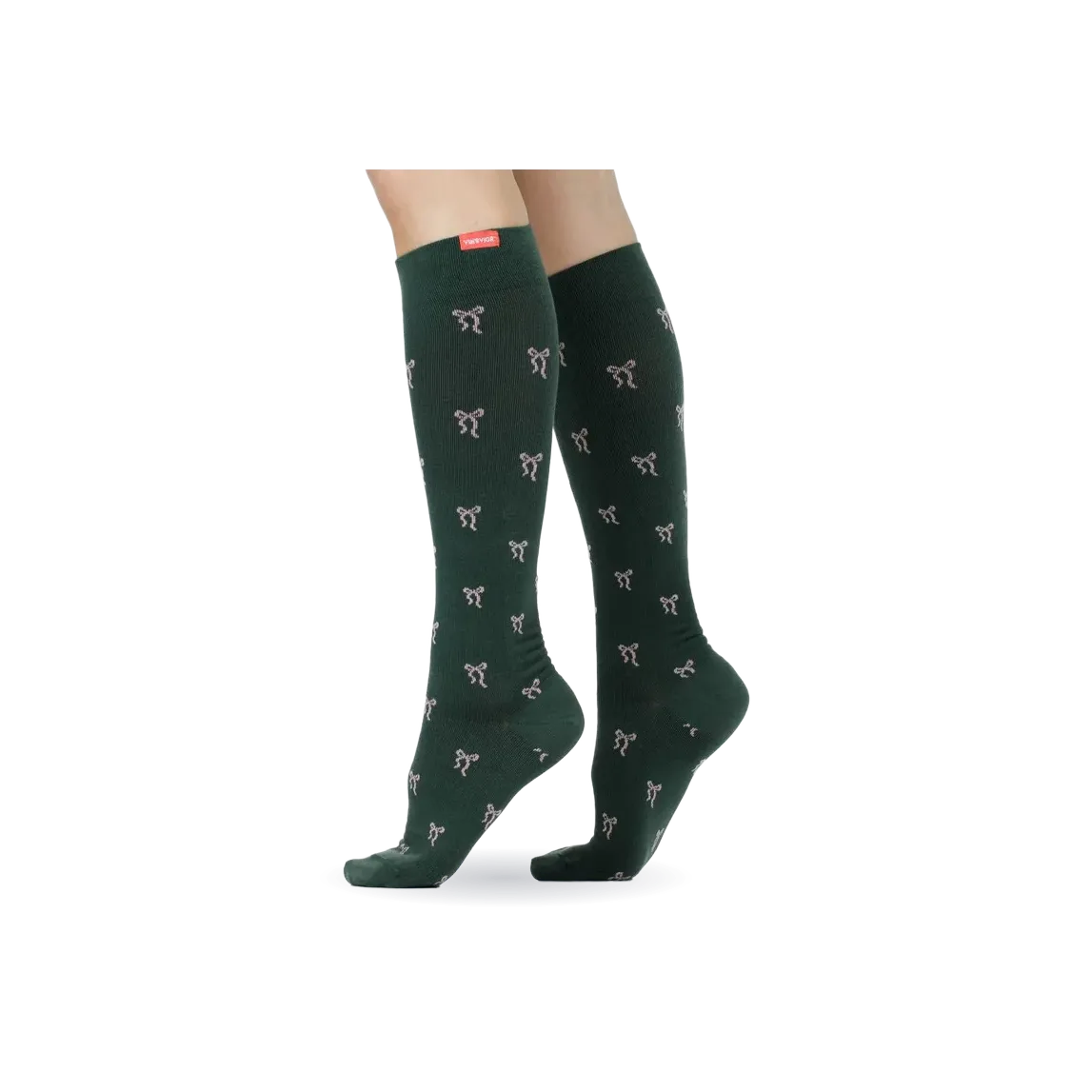 Petite Bows (Merino Wool Compression Socks)