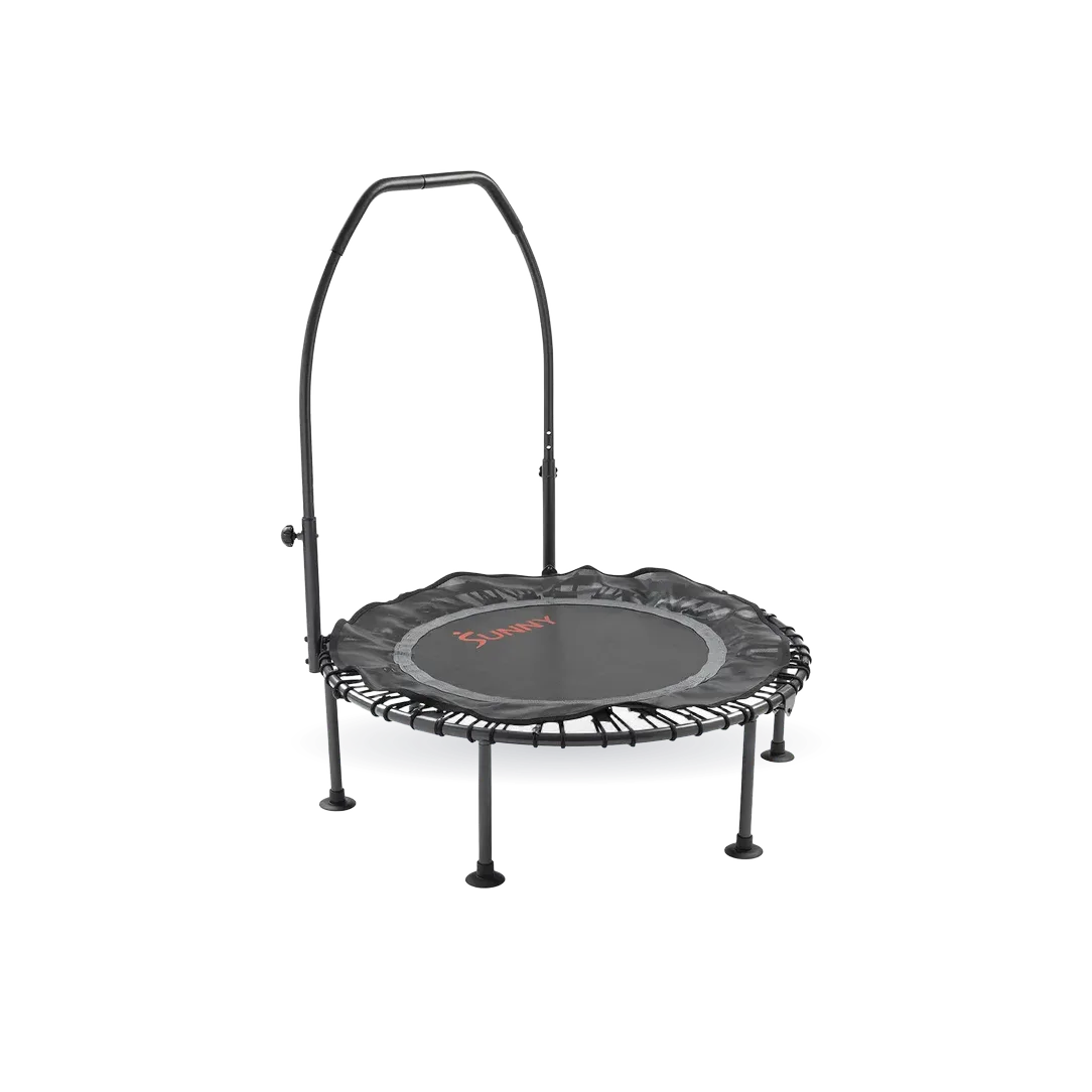 Active 40-Inch Fitness Trampoline with Adjustable Handlebar