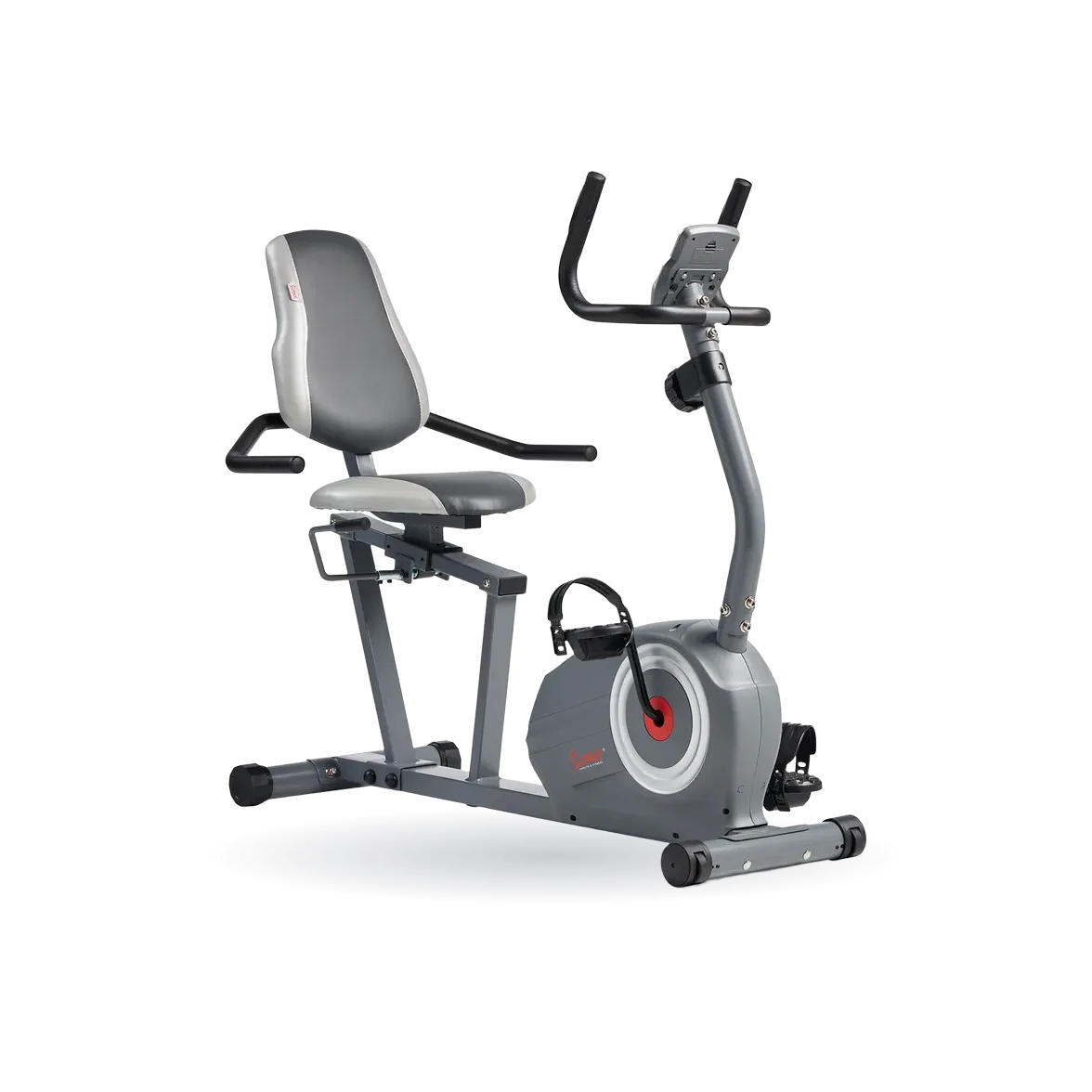 Essentials Series Magnetic Smart Recumbent Bike with Exclusive SunnyFit® App Enhanced Bluetooth Connectivity