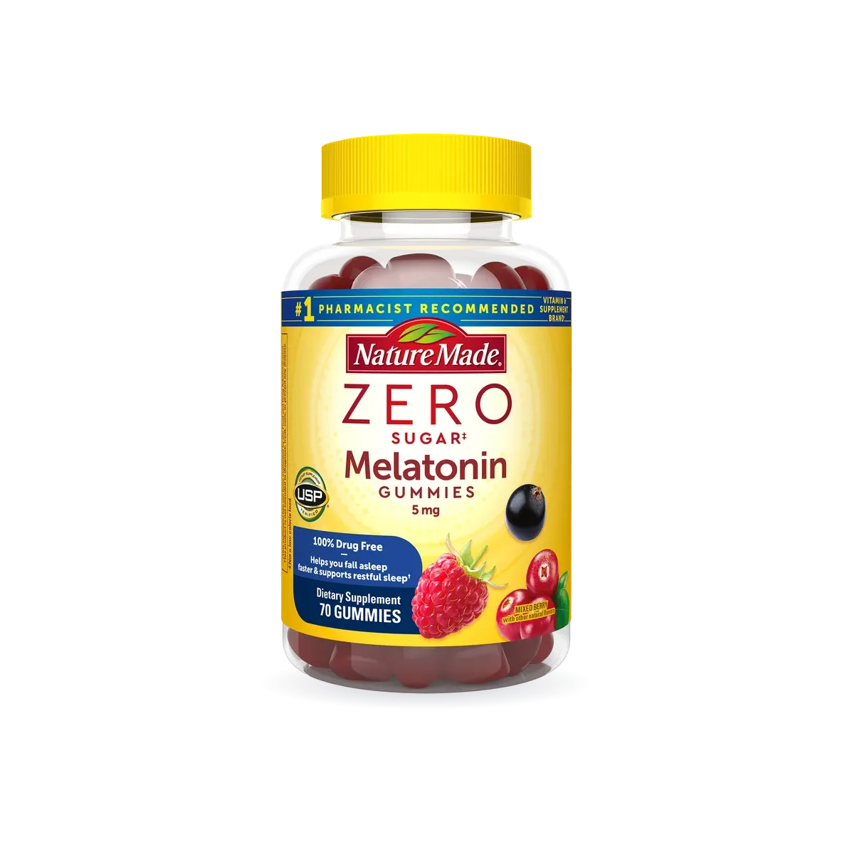 Zero Sugar‡ Melatonin Extra Strength 5 Mg Gummies