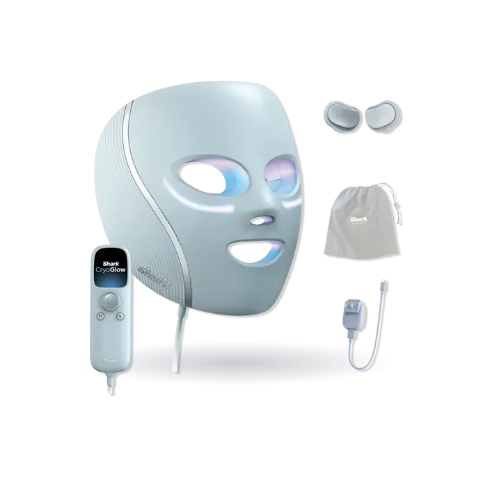 CryoGlow Red Blue & Infrared iQLED Face Mask & Under Eye Cooling