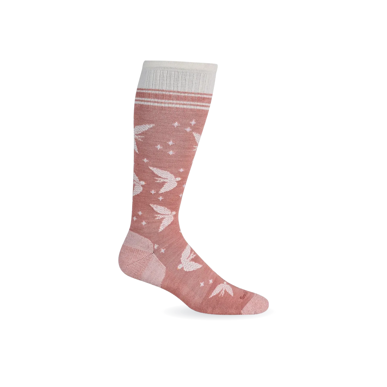 Women's Love Dove | Moderate Graduated Compression Socks | Wide Calf Fit
