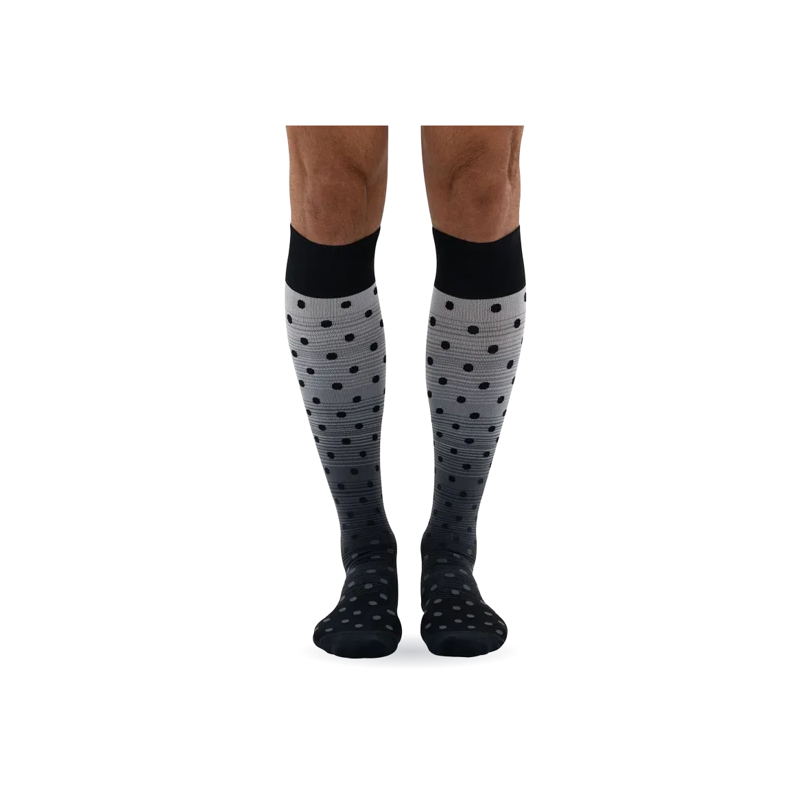 Everyday Style Shadow Dots Below Knee Socks