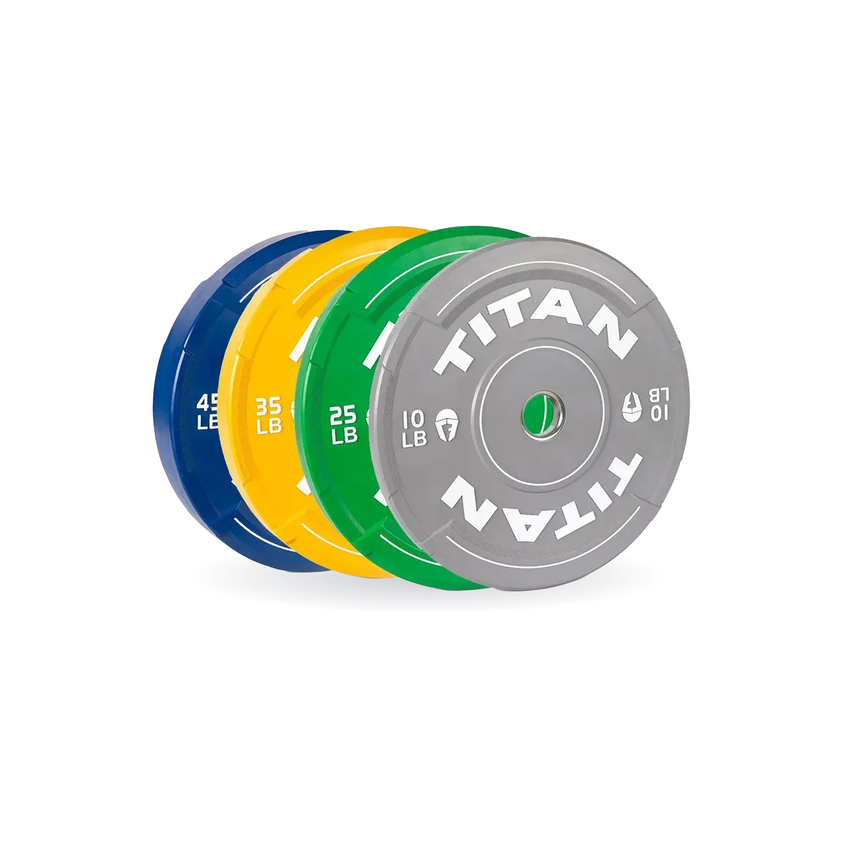 230 LB Set EZ-Grip Color Bumper Plates