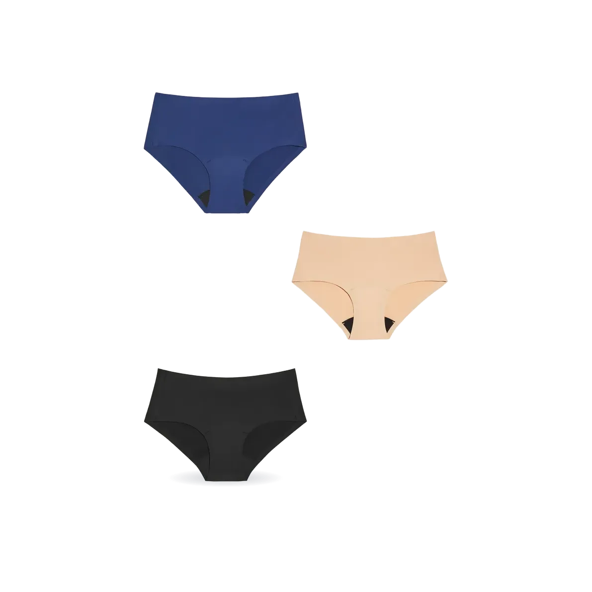 Teen Light Leakproof No-Show Boyshort 3-Pack