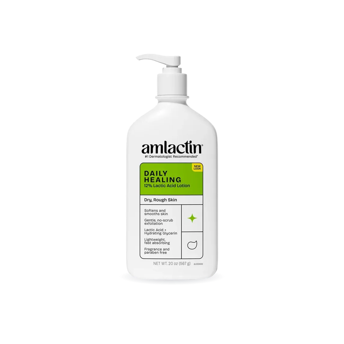 Amlactin Moisturizing Body Lotion with 12% Lactic Acid, 20 oz