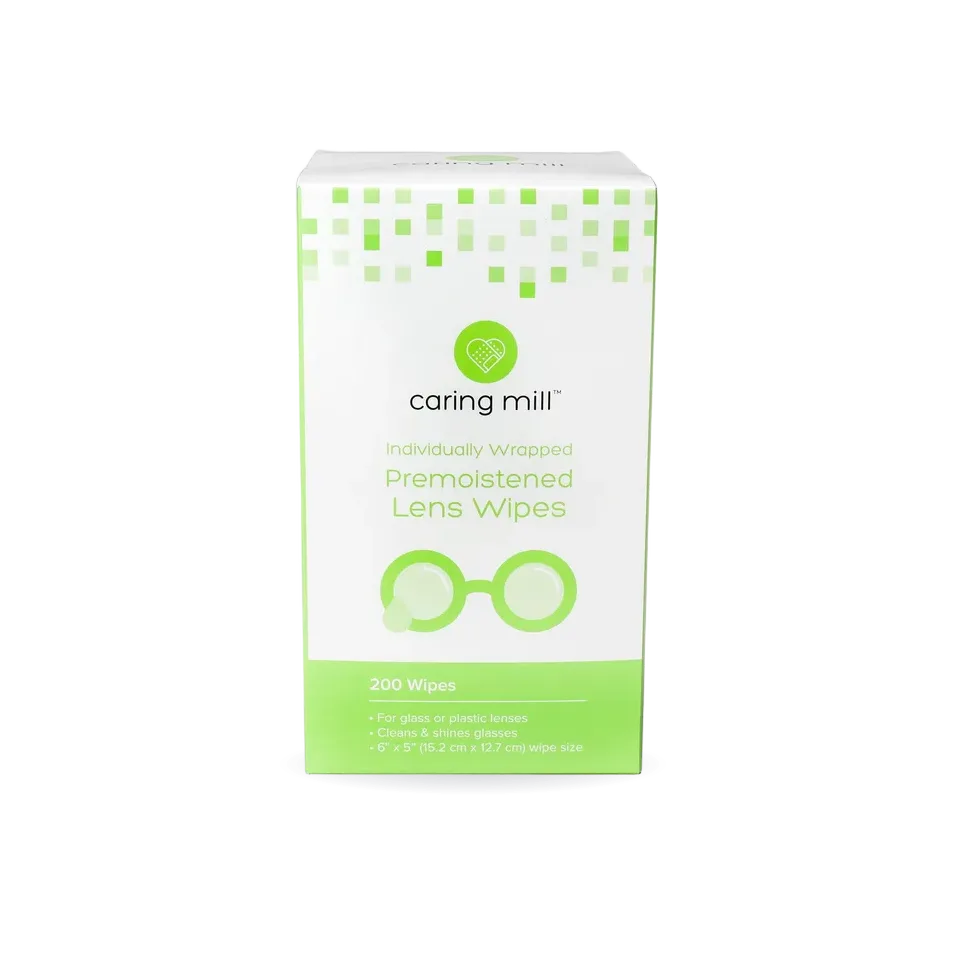 Caring Mill™ Premoistened Lens Wipes, 200 ct.