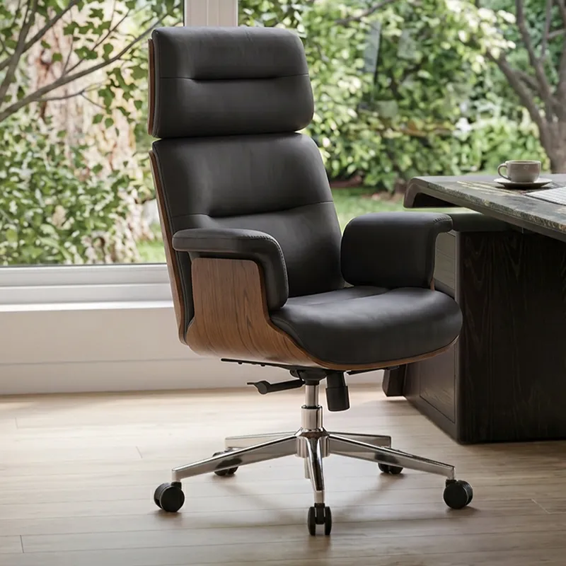 Mathias Marcel, High Back Faux Leather Office Chair