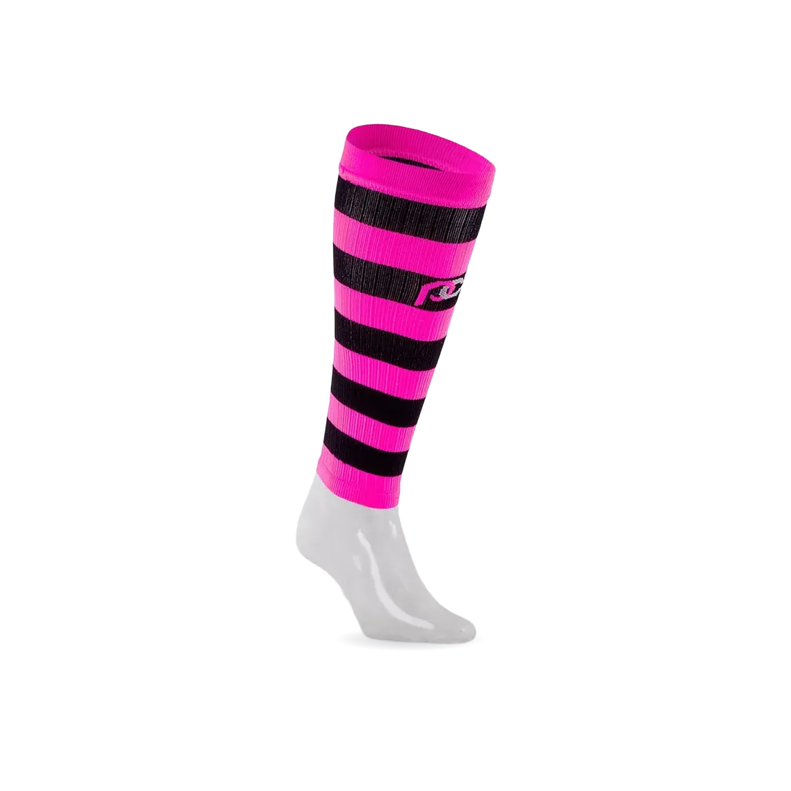 Calf Sleeves, Neon Pink and Black