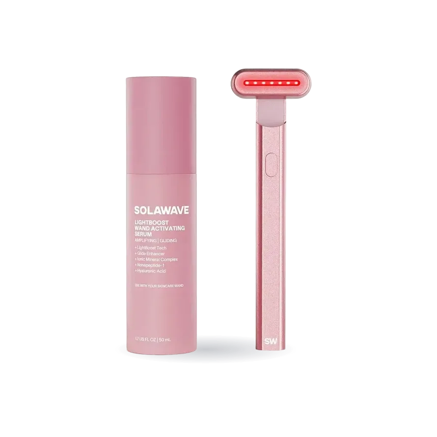 4-in-1 Red Light Therapy Wand & Activating Serum Kit