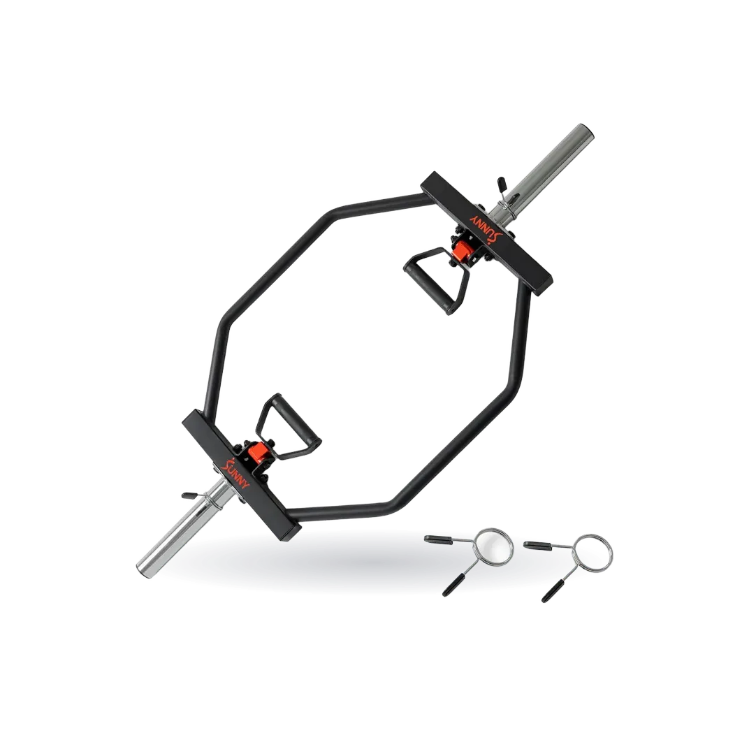 Strength Training Olympic Hex Bar With Swivel Handle | Sunny Strength®