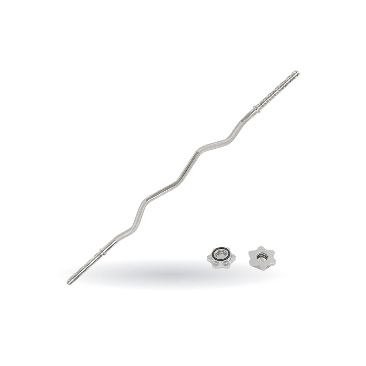 47" Threaded EZ Curl Bar w/ Star-Lock Collars