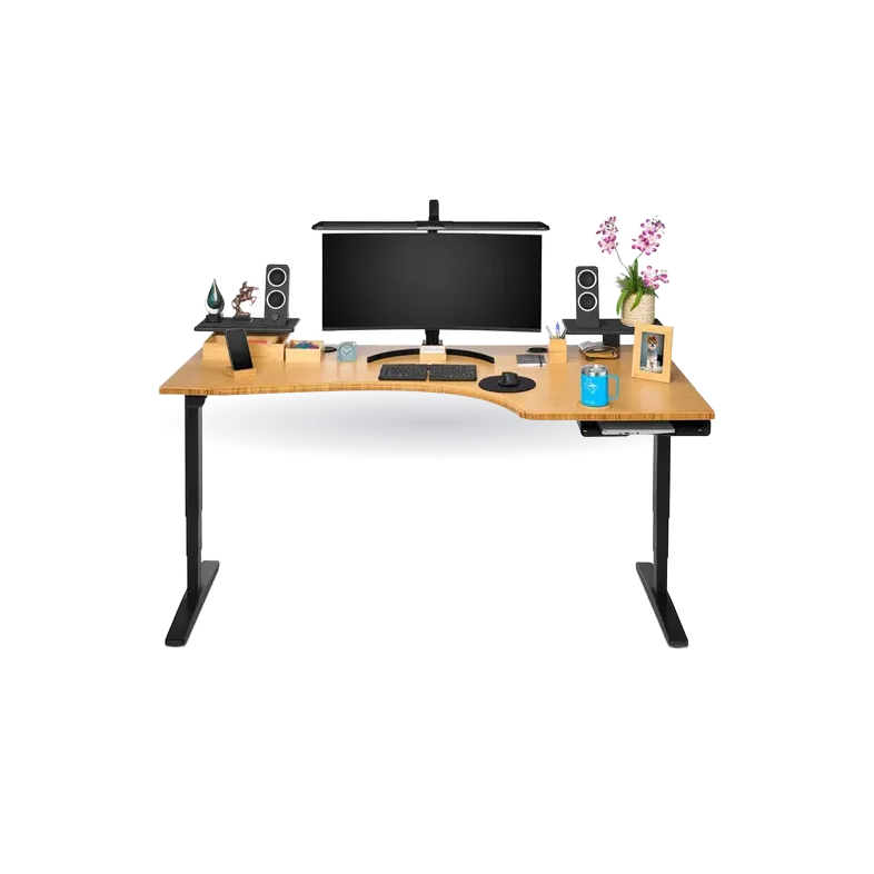 UPLIFT Curved Corner Standing Desk