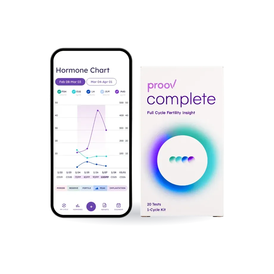 Proov Complete Fertility Testing System