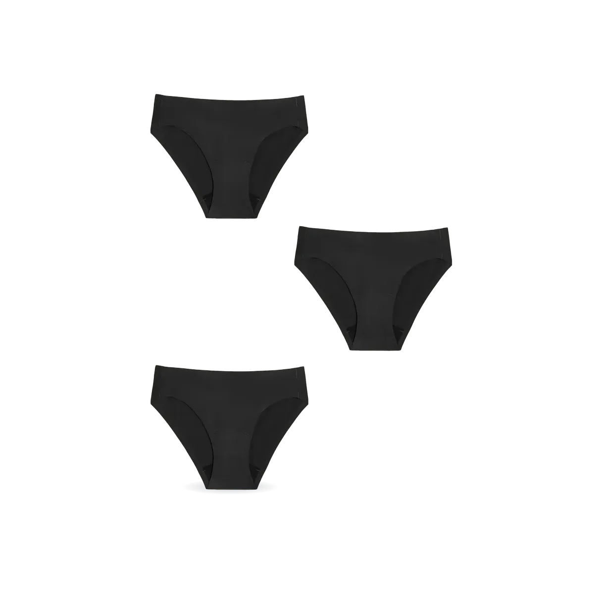 Teen Light Leakproof No-Show Bikini 3-Pack