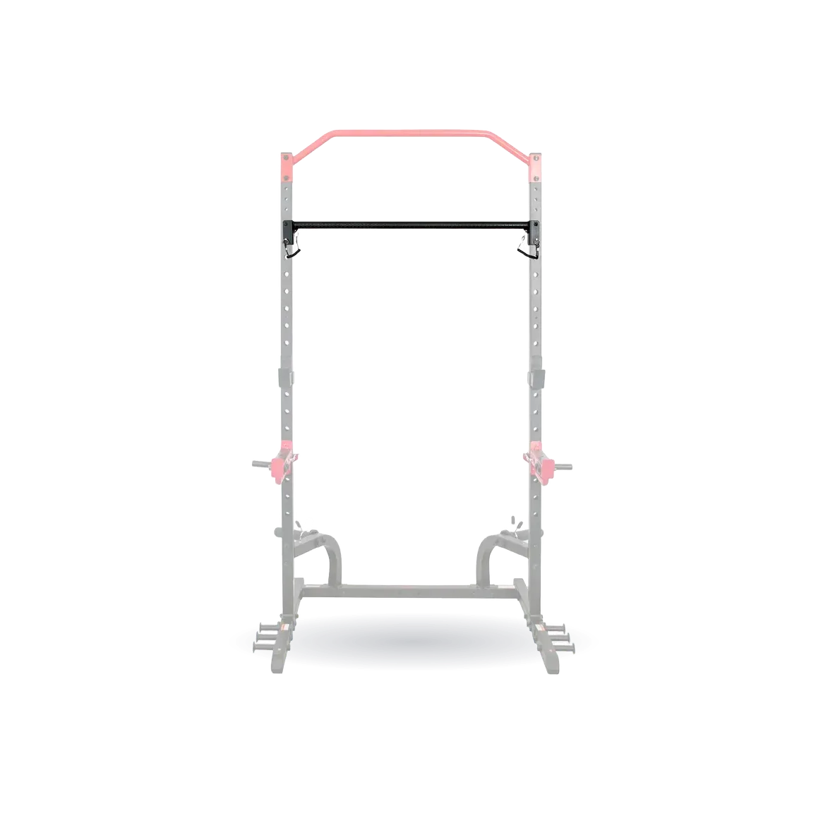 Adjustable Pull Up Bar Attachment for Power Racks and Cages