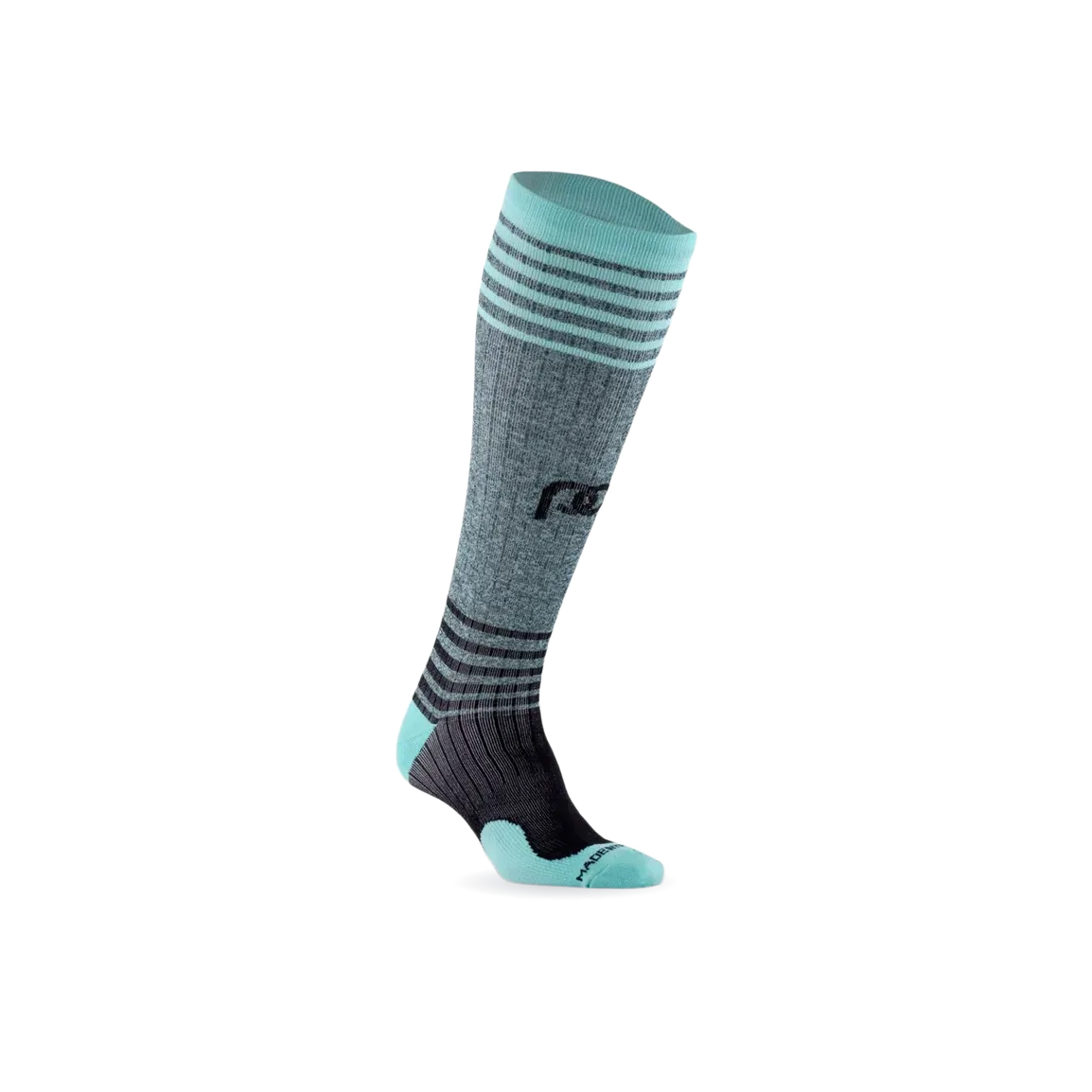 Marathon, Mint Stripes (SOCK OF THE MONTH)
