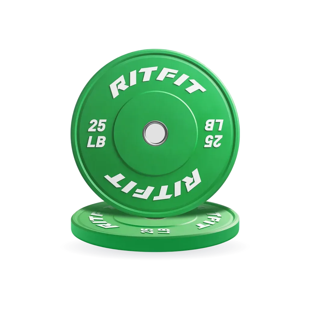 RitFit High-Grade Color Bumper Plates Olympic 2-Inch Rubber