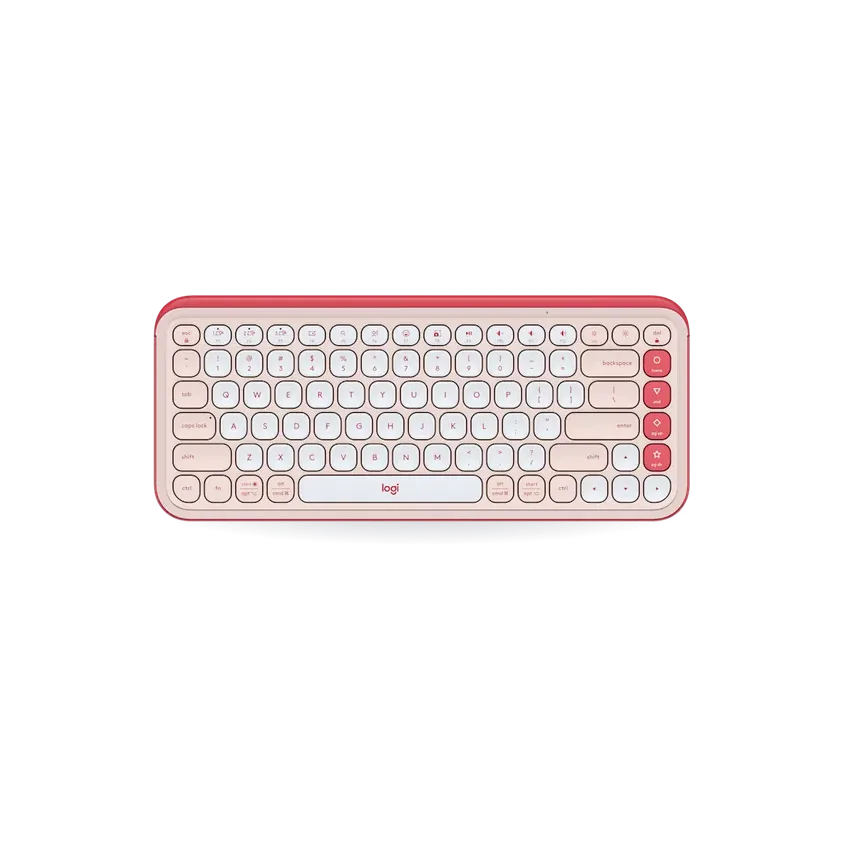 Logitech POP Icon Keys - Rose & Off White