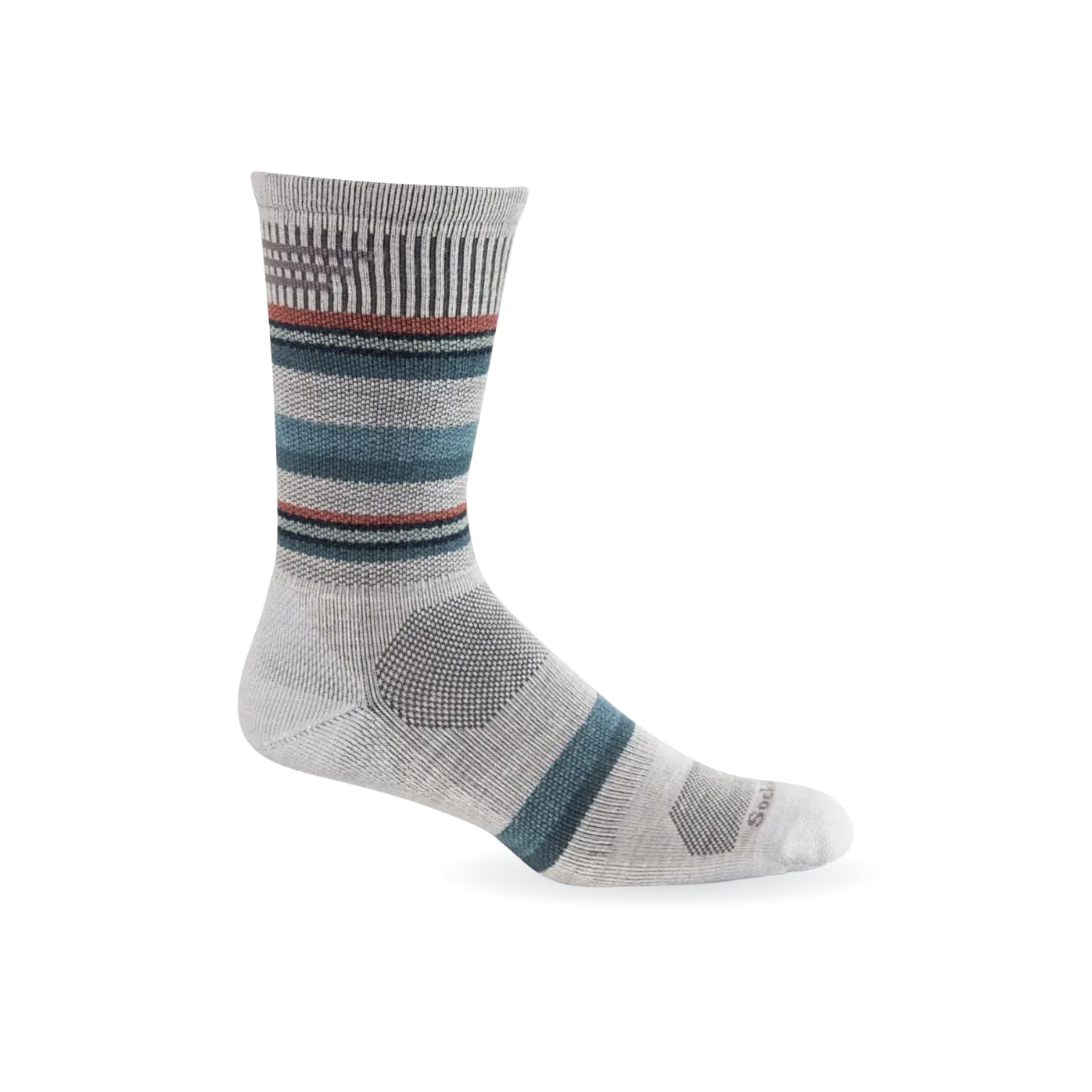 Men's Parks Twill Crew | Moderate Graduated Compression Socks