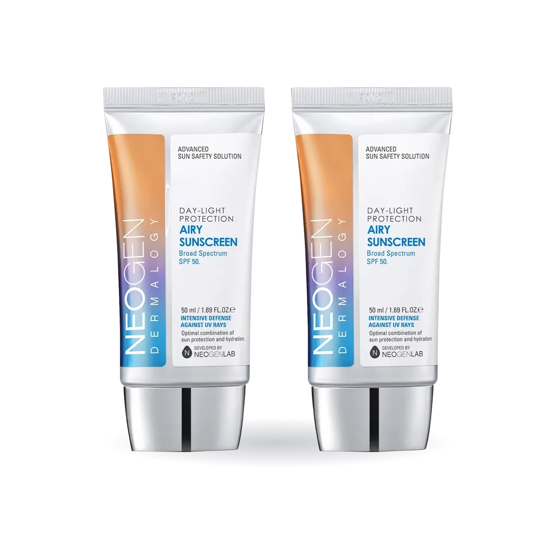 Neogen-Dermology Day-Light Protection Airy Sunscreen SPF 50, 1.69 fl oz, 2-pack