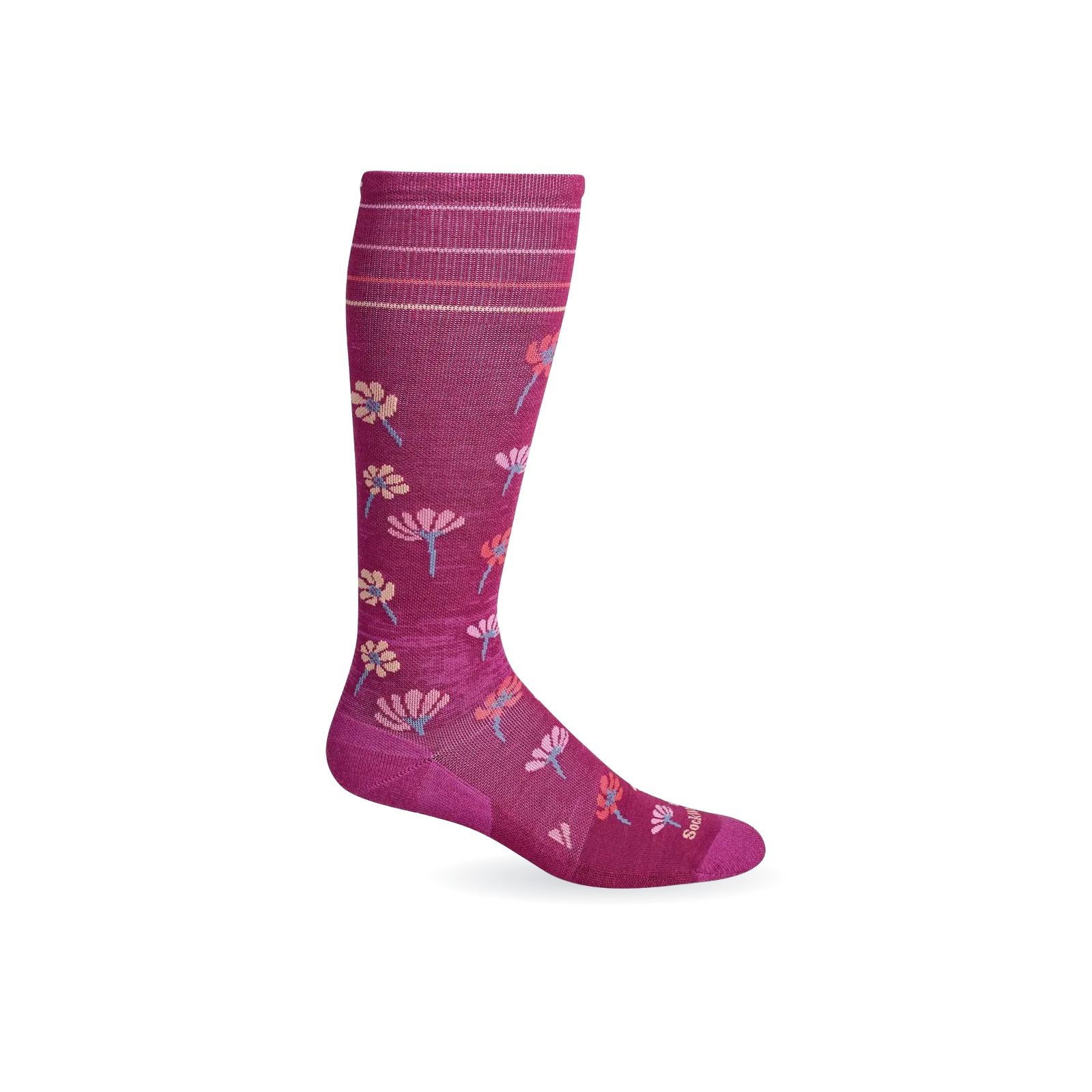 Women's Field Flower | Moderate Graduated Compression Socks
