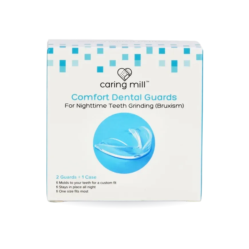 Caring Mill™ Comfort Nighttime Dental Guards – 2 Guards 1 Case