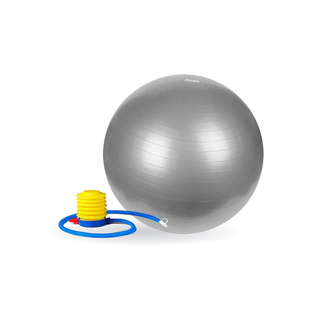 Asuna Grey Large Exercise Ball with Air Pump