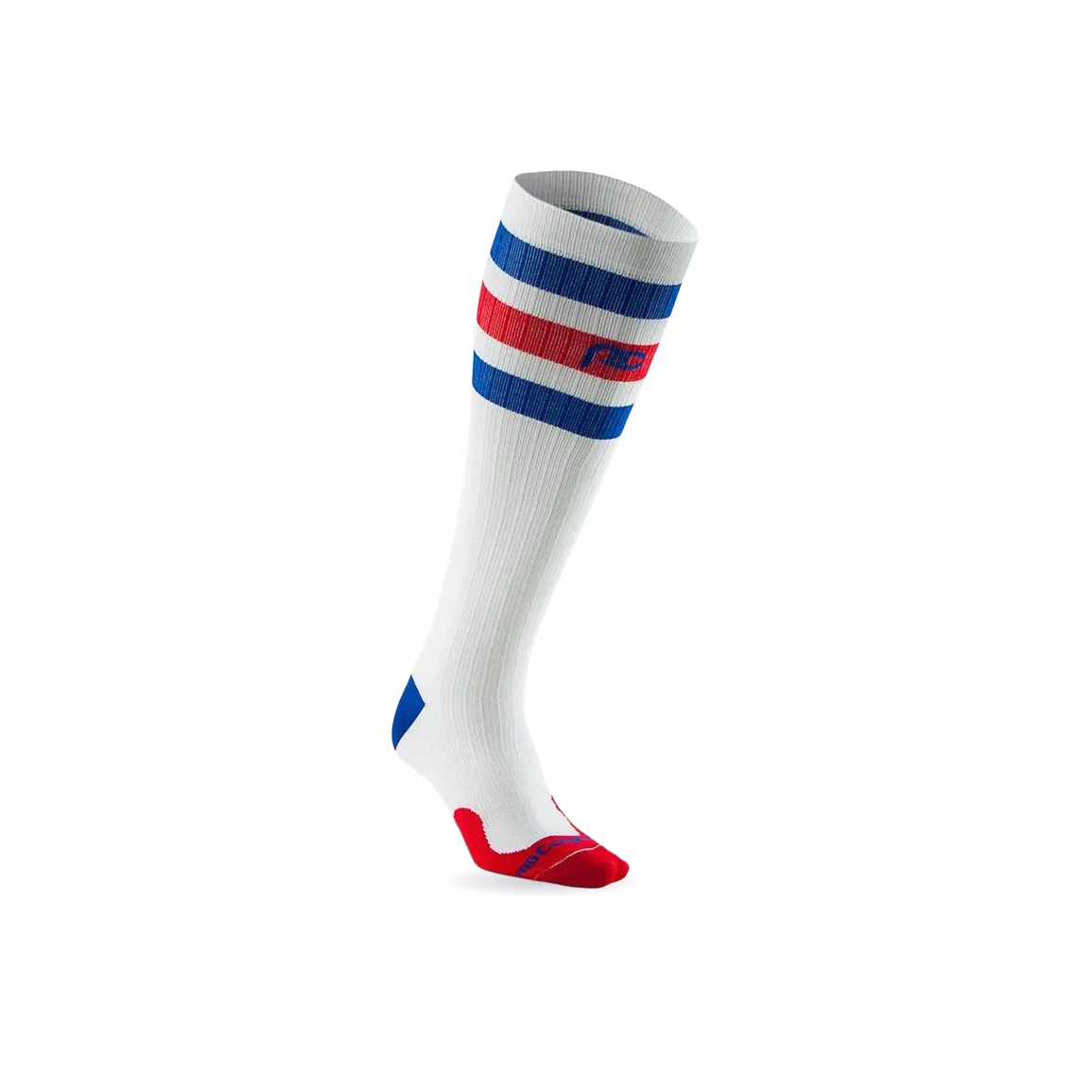 Marathon, White, Red and Blue Stripe