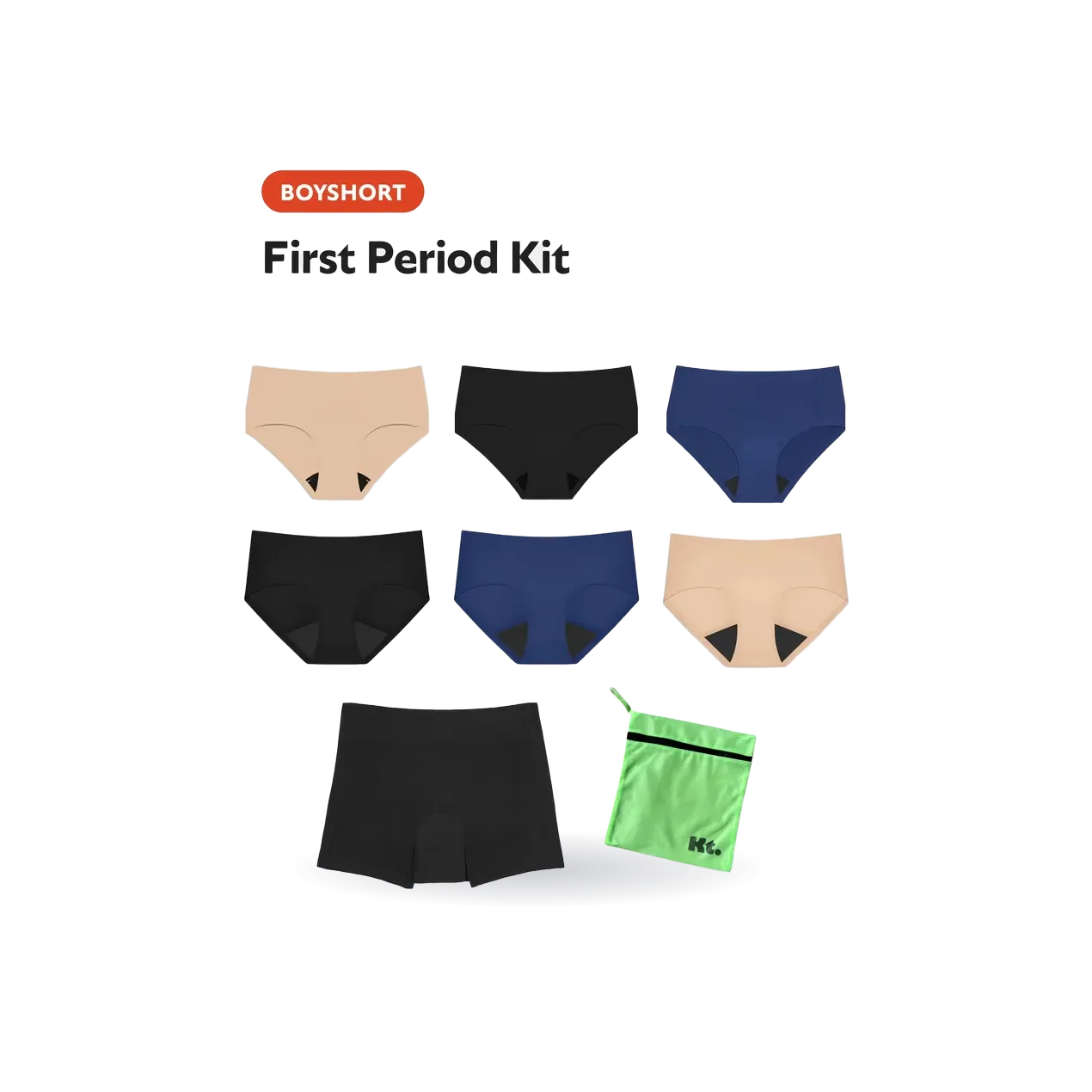 Teen First Period Kit - Boyshort