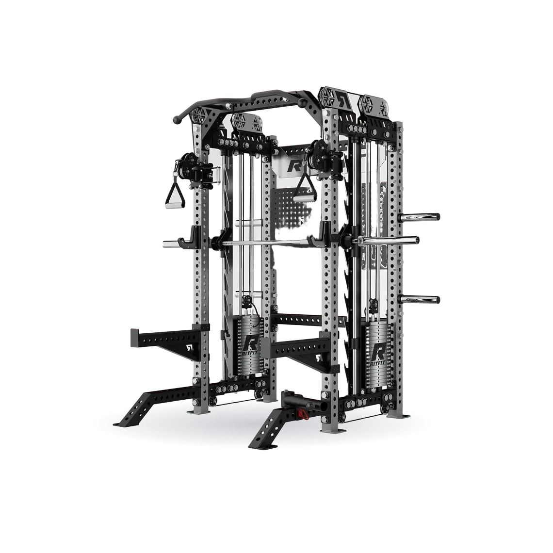 RitFit M3 Pro Home Gym Smith Machine with Cable Crossover