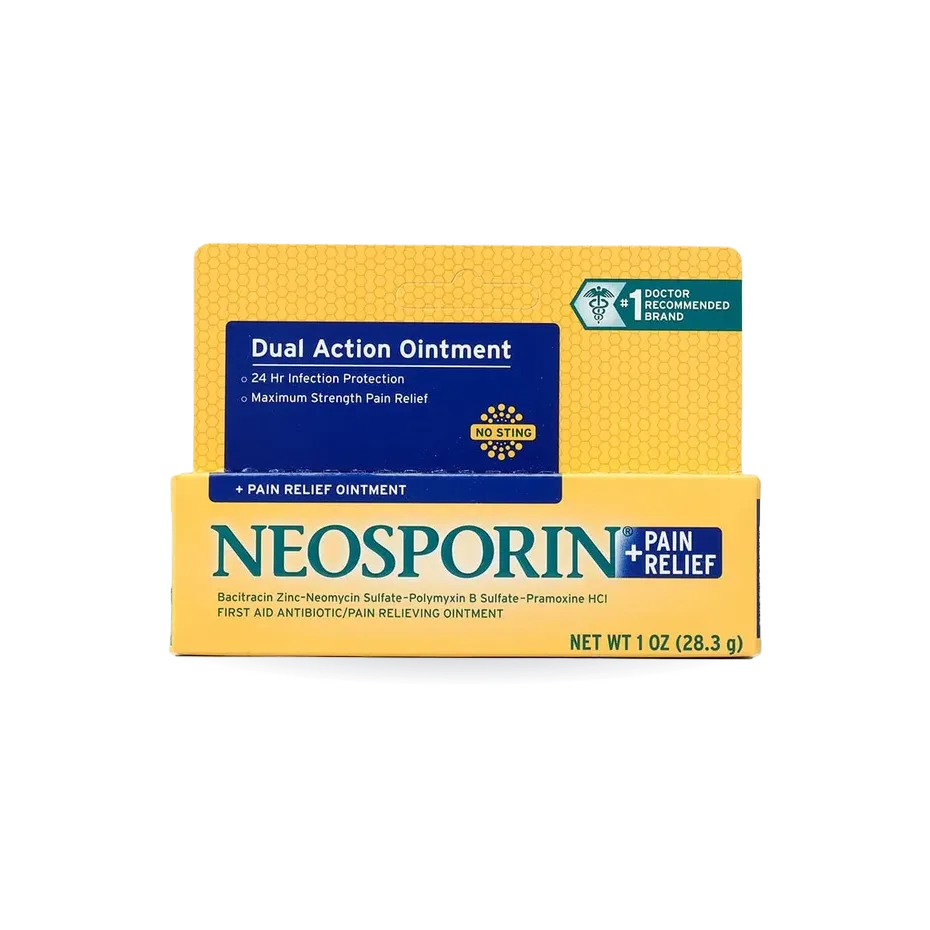 Neosporin Plus Pain Relief Maximum-Strength Antibiotic Ointment, 1 oz.