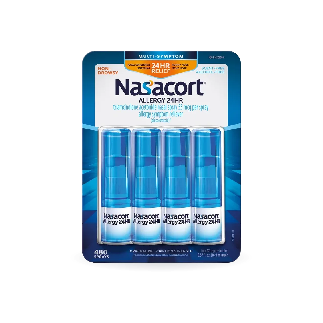 Nasacort Allergy 24 HR, 480 Metered Sprays