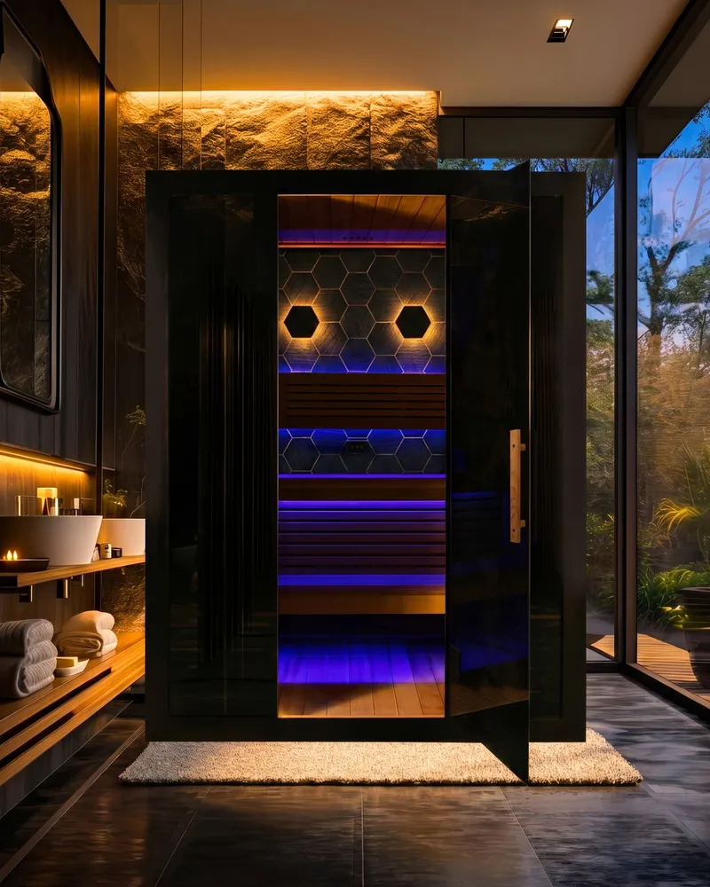 Sun Home Nova™ 3-Person Indoor Traditional Sauna