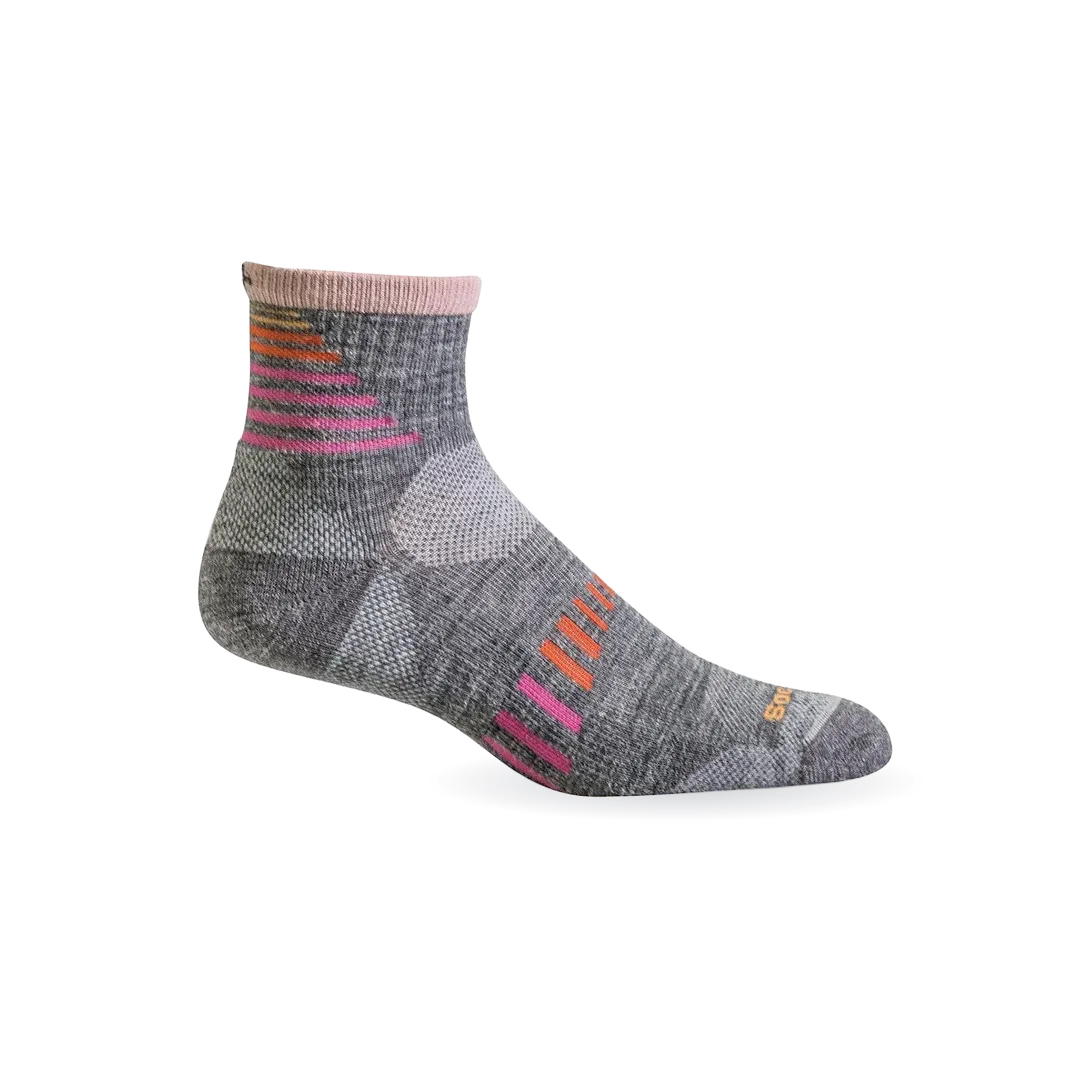 Women's Ascend II Quarter | Moderate Compression Socks