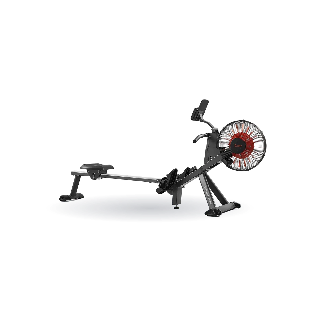 Premium Smart Magnetic Air Rower with Extended Rail