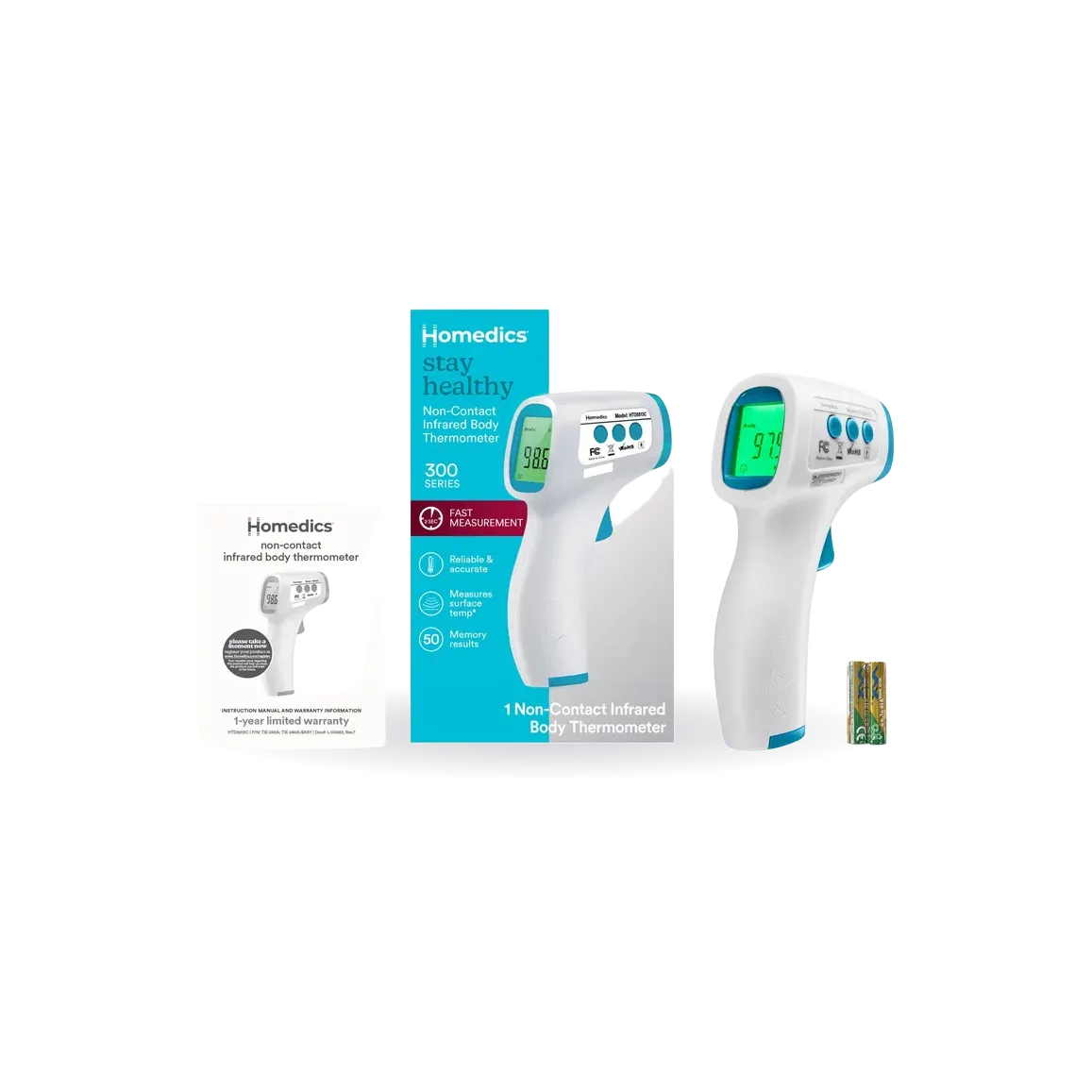 Homedics Non-Contact Infrared Body Thermometer