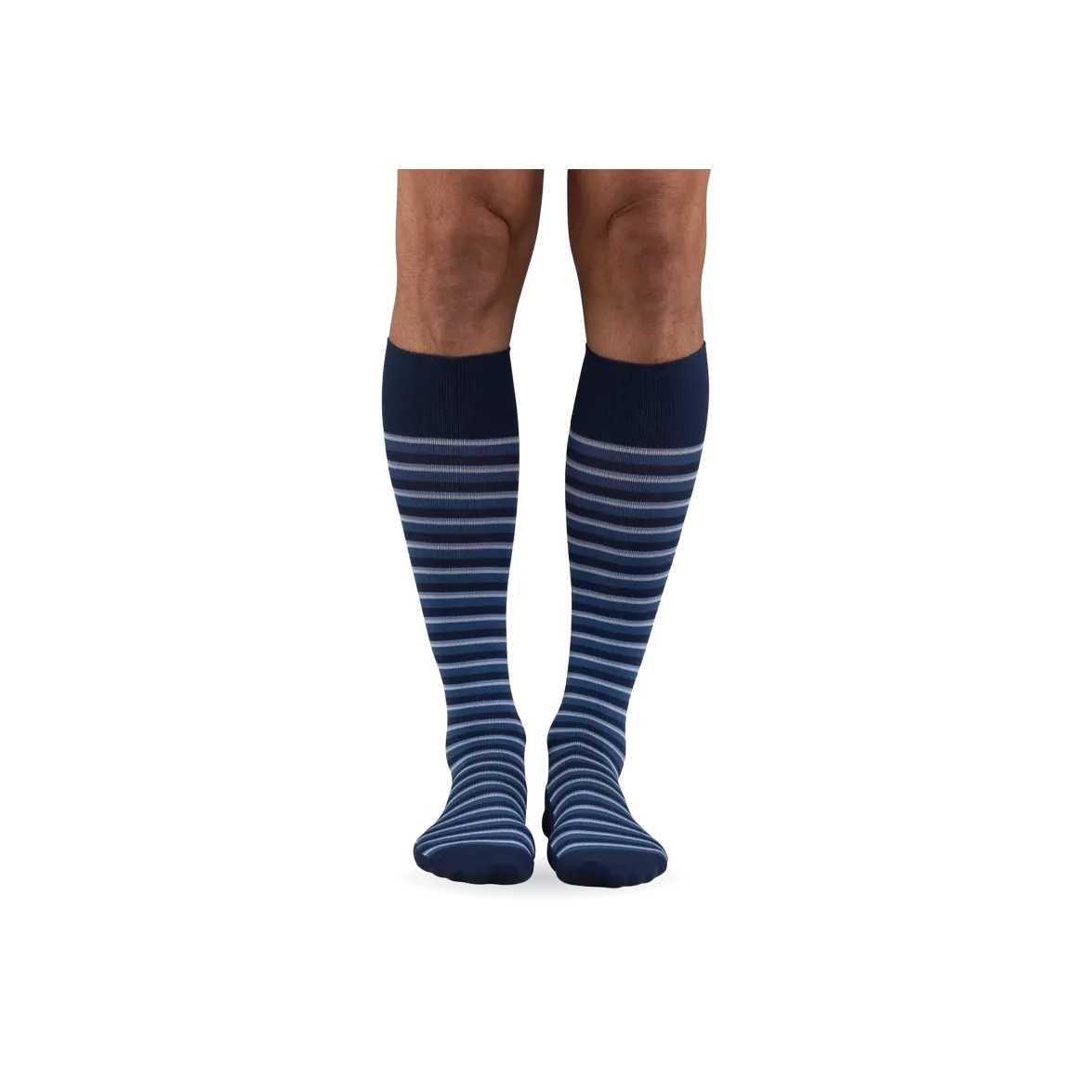 Everyday Style Multi Stripe Below Knee Socks